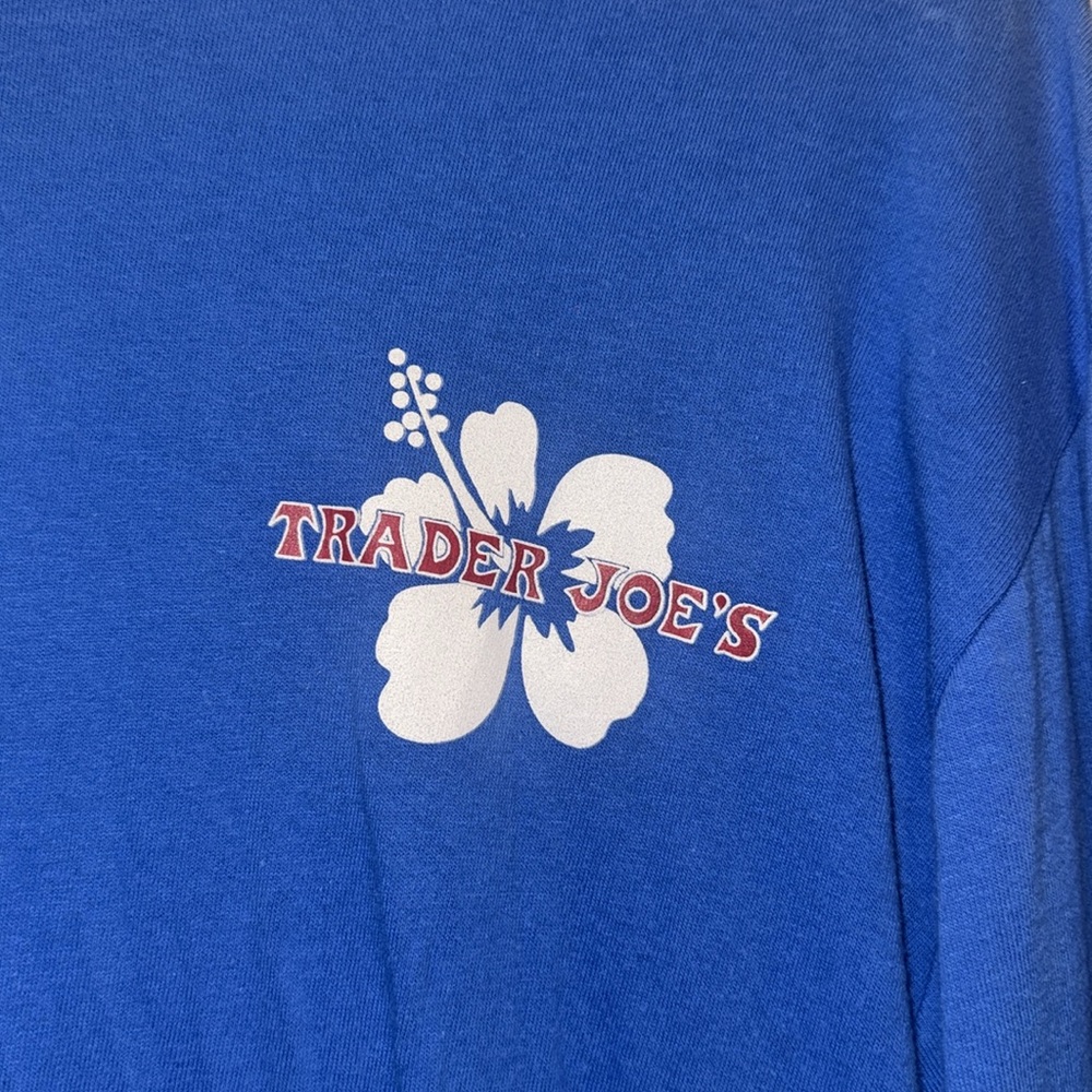 Blue Trader Joe’s Long Sleeve - Picture 2 of 3